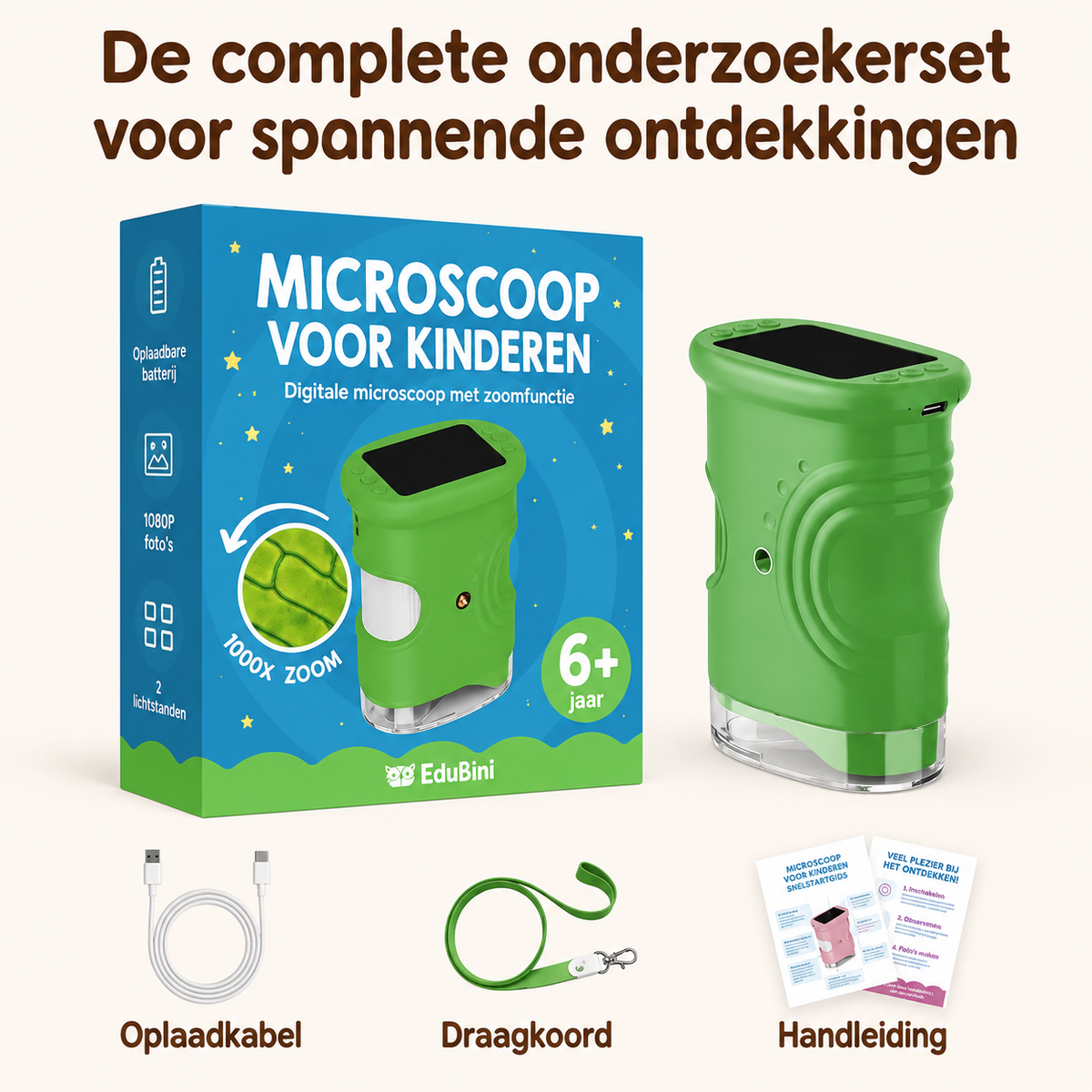 MicroScoop – Digitaal ontdekkingsmicroscoop voor kinderen