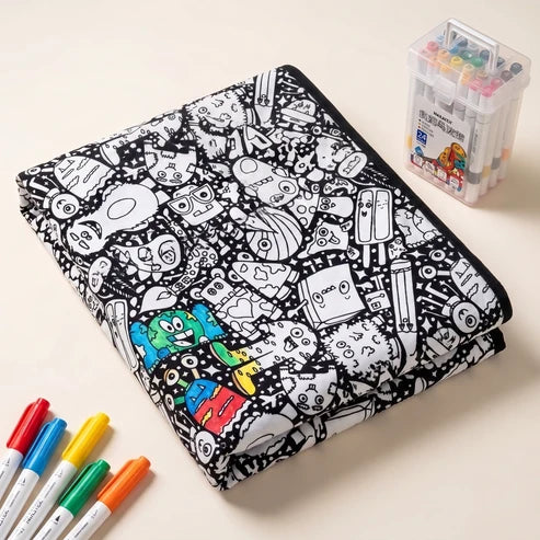 ColorCuddle – Creatieve kleurendeken